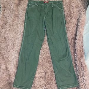 Dickies Women’s Carpenter Pants - Size 13/31 - Olive Green